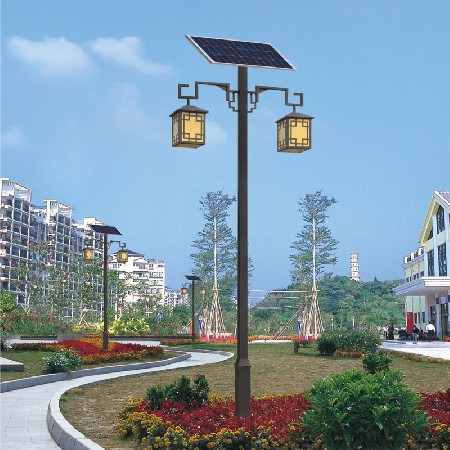 中式仿古特色庭院燈小區(qū)道路照明裝飾光伏LED太陽能庭院燈批發(fā)