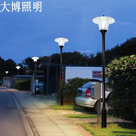 led庭院燈海螺款鋁制歐式庭院燈3米小區(qū)廣場(chǎng)景區(qū)照明小路燈廠家