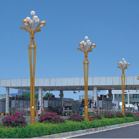 LED玉蘭燈裝飾山茶花造型大型戶外道路照明景觀玉蘭路燈廠家批發(fā)